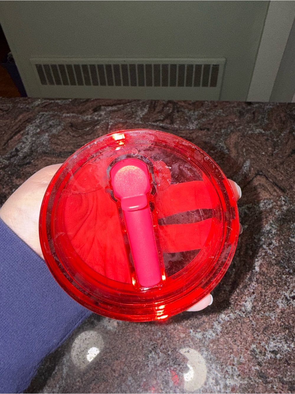 Frost buddy straw lid